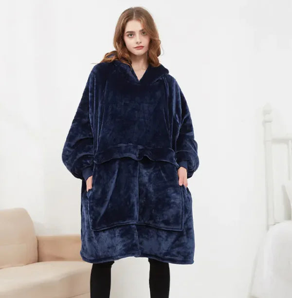 USB Electric Hooded Heating Lazy Blanket